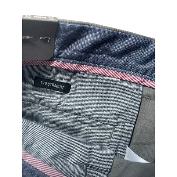 NWT J. Crew Men 32 x 32 Straight Leg Grey Casual Pants 770 Stretch - Picture 6 of 12
